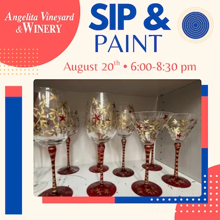 Sip & Paint Wine Glass