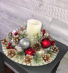 Christmas Themed Candle Holder