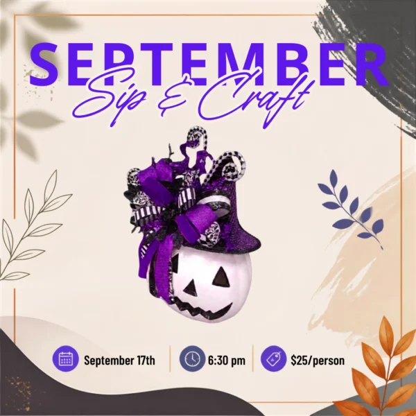 FALL Sip & Paint - 9-17-26